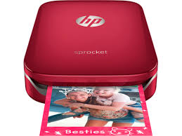 HP Sprocket Z3Z93A Red Photo Printer